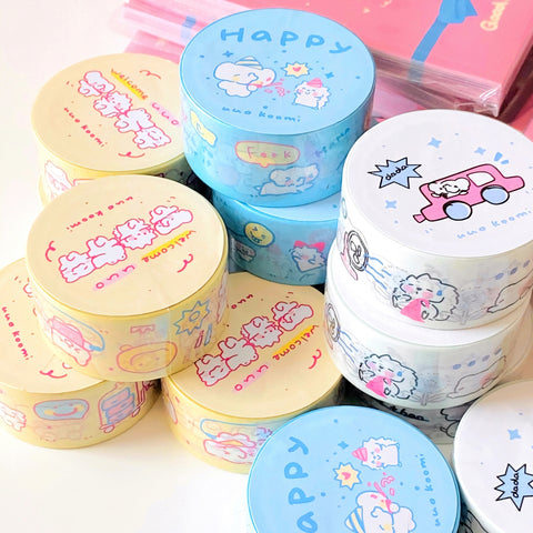 Cute And Paper Tape To Seal/ PET Tape