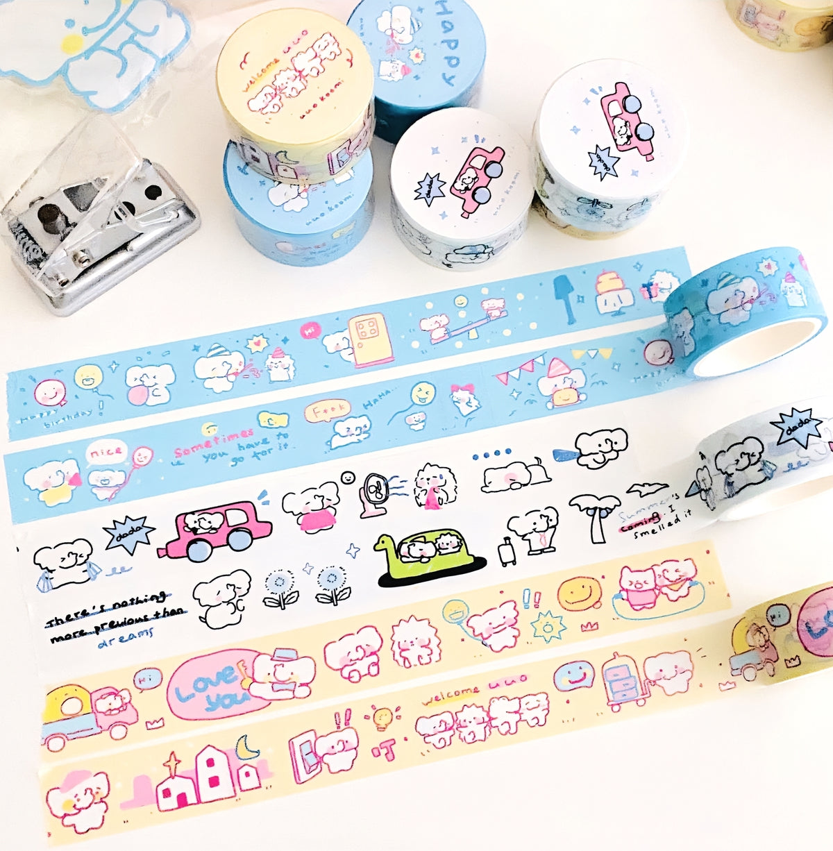 Cute And Paper Tape To Seal/ PET Tape