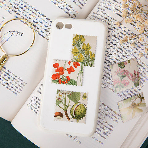 Mo Ink Cartridge Pack Sticker Natural Hymn Self-adhesive Sticker Handbook Diary DIY Decorative Sealing Sticker 46pcs