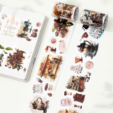 Caffeine Canvas Wide Washi / PET Tape